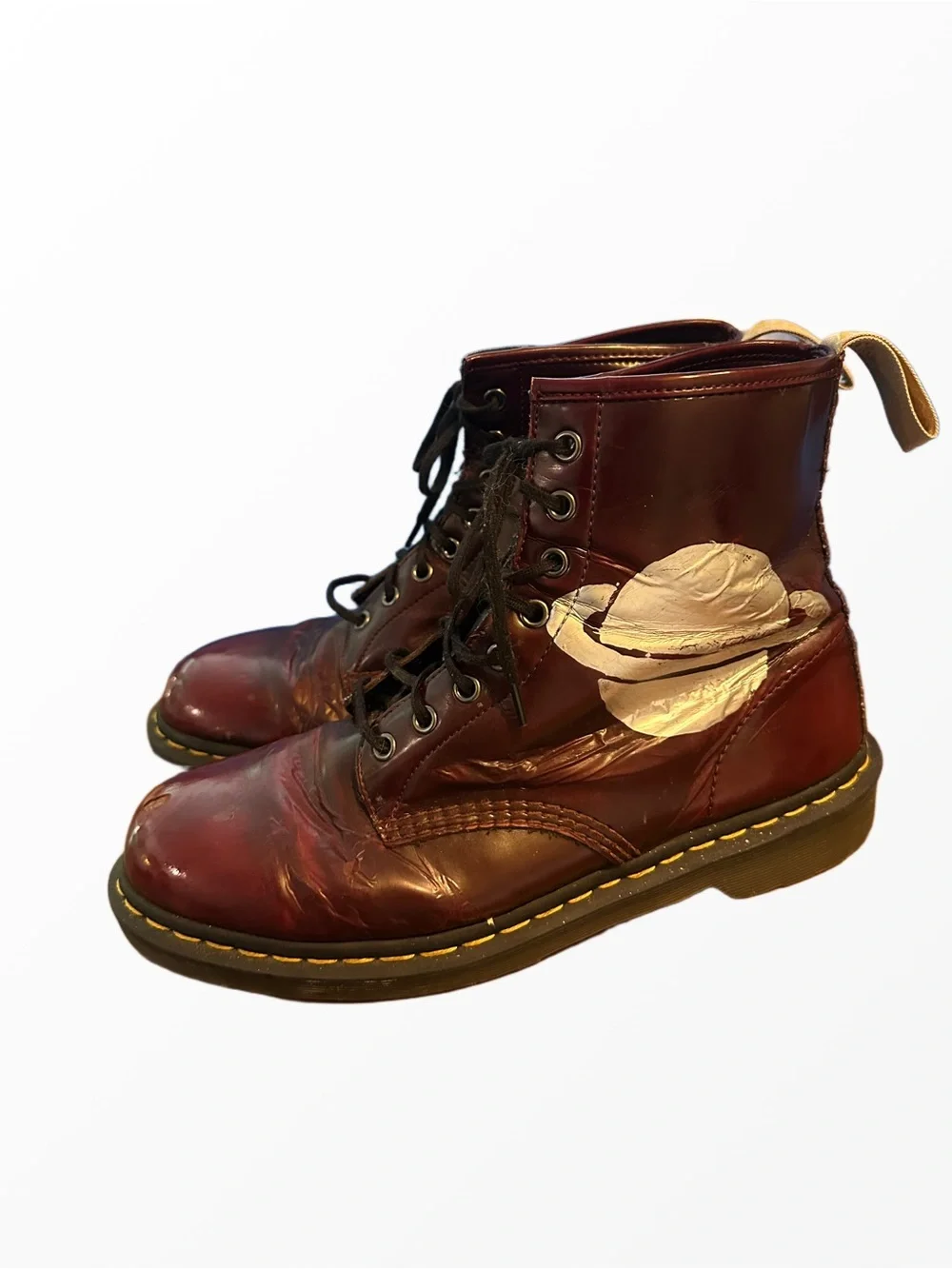 Dr. Martens 1460 Cherry Classic Vegan Leather Boots